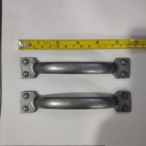 2x Cabinet Handles Nickle Plated